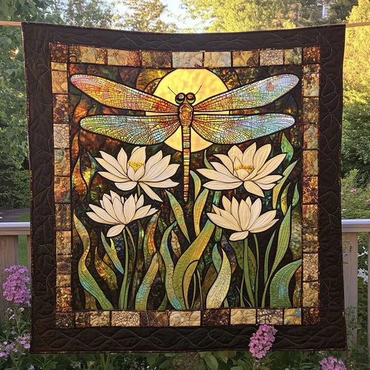 Dragonfly Reverie Quilt Blanket