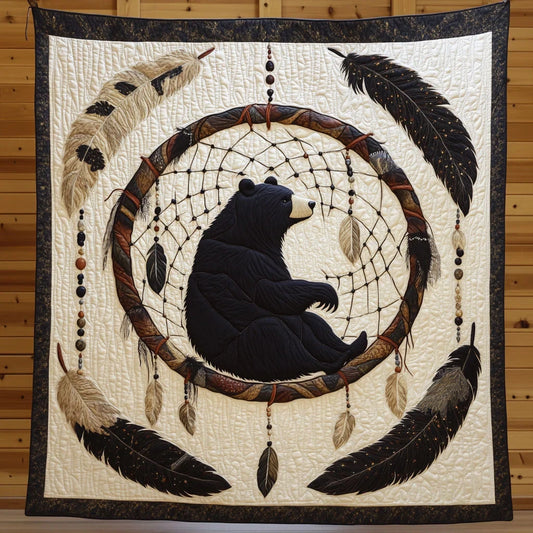 Dream Guardian Bear Quilt Blanket