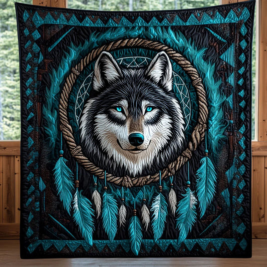 Dream Wolf Quilt Blanket