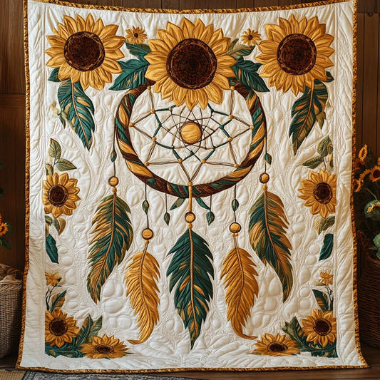 Dreamcatcher Amber Glow Quilt Blanket