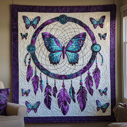 Dreamcatcher Butterfly Quilt Blanket