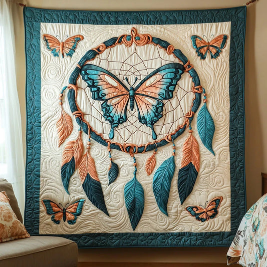 Dreamcatcher Butterfly Quilt Blanket