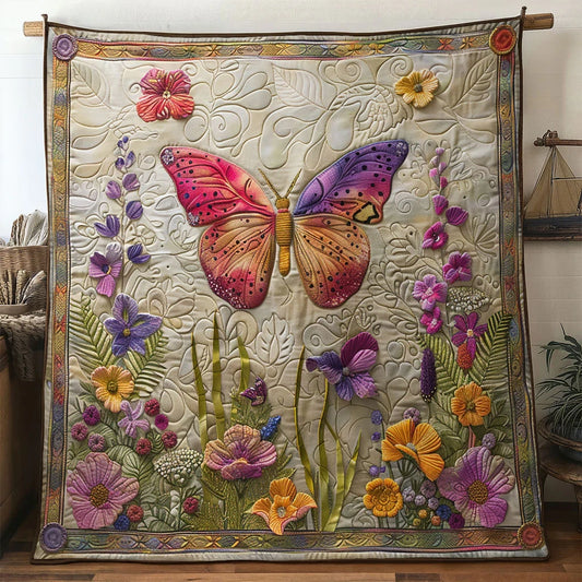 Dreamy Butterfly Quilt Blanket