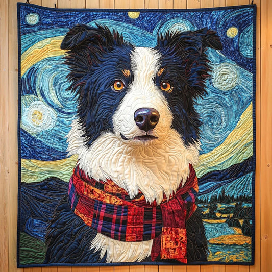 Dreamy Collie Quilt Blanket