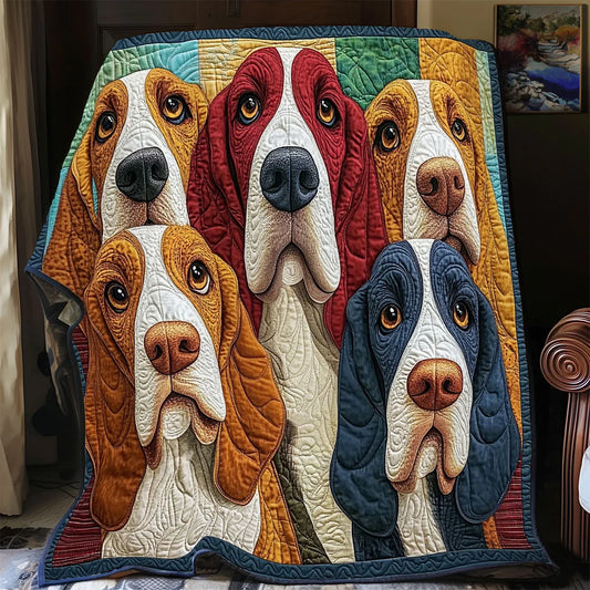 Droopy Friends Quilt Blanket