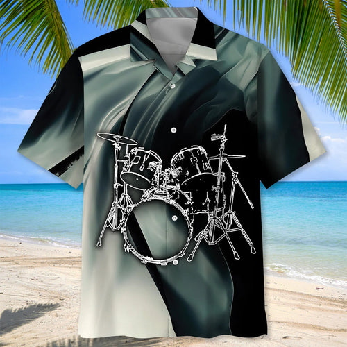 Drum Musical Instrument Hawaiian Shirt
