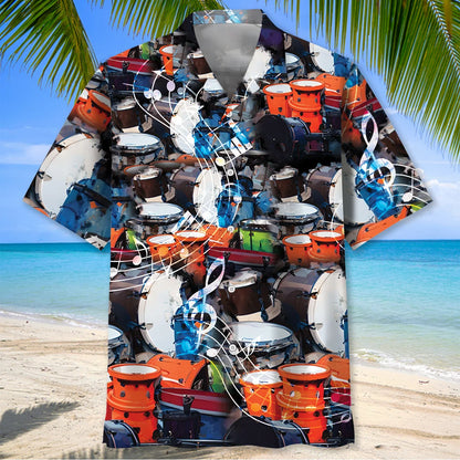 Drum Set Mix Hawaiian Shirt