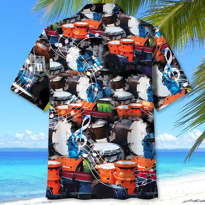 Drum Set Mix Hawaiian Shirt