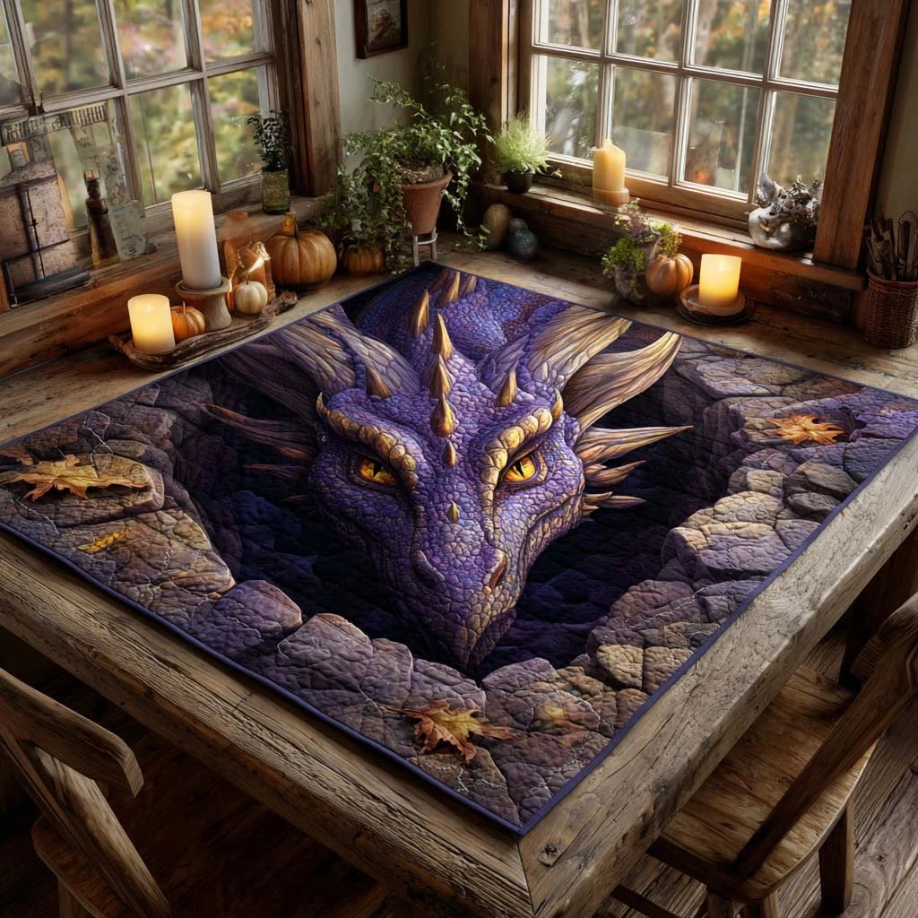 Dusk Mourn Quilted Table Topper