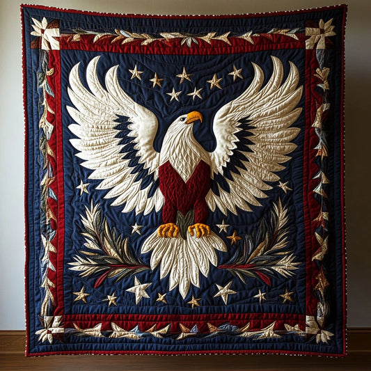 Eagle Emblem Quilt Blanket
