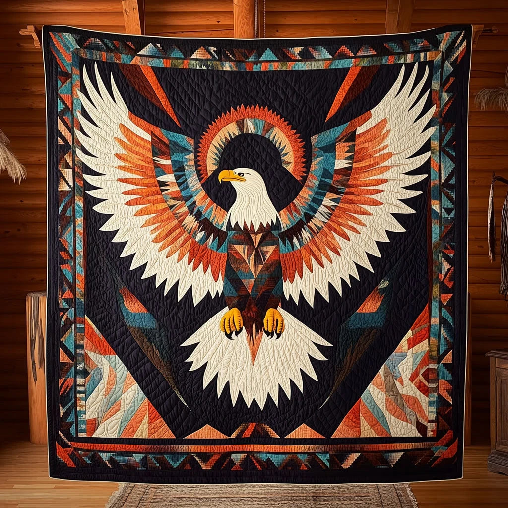 Eagle Native American Quilt Blanket