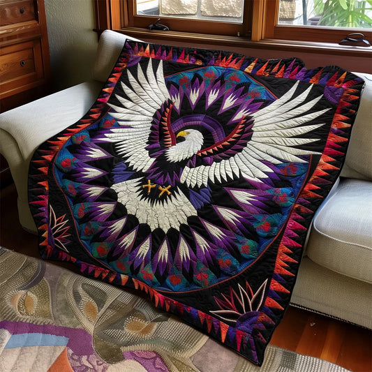 Eagle Native Quilt Blanket