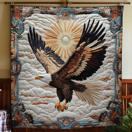Eagle Rising Quilt Blanket