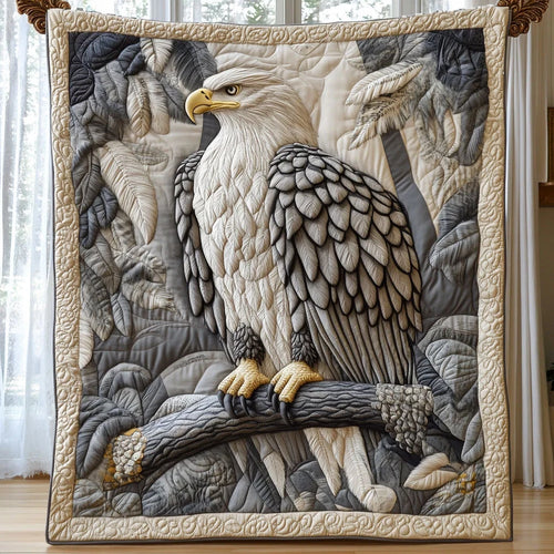 Eagle Silent Quilt Blanket