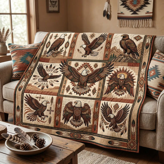 Eagle Spirits Collection Quilt Blanket