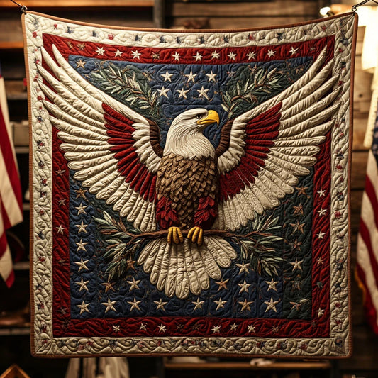 Eagle Valor Quilt Blanket