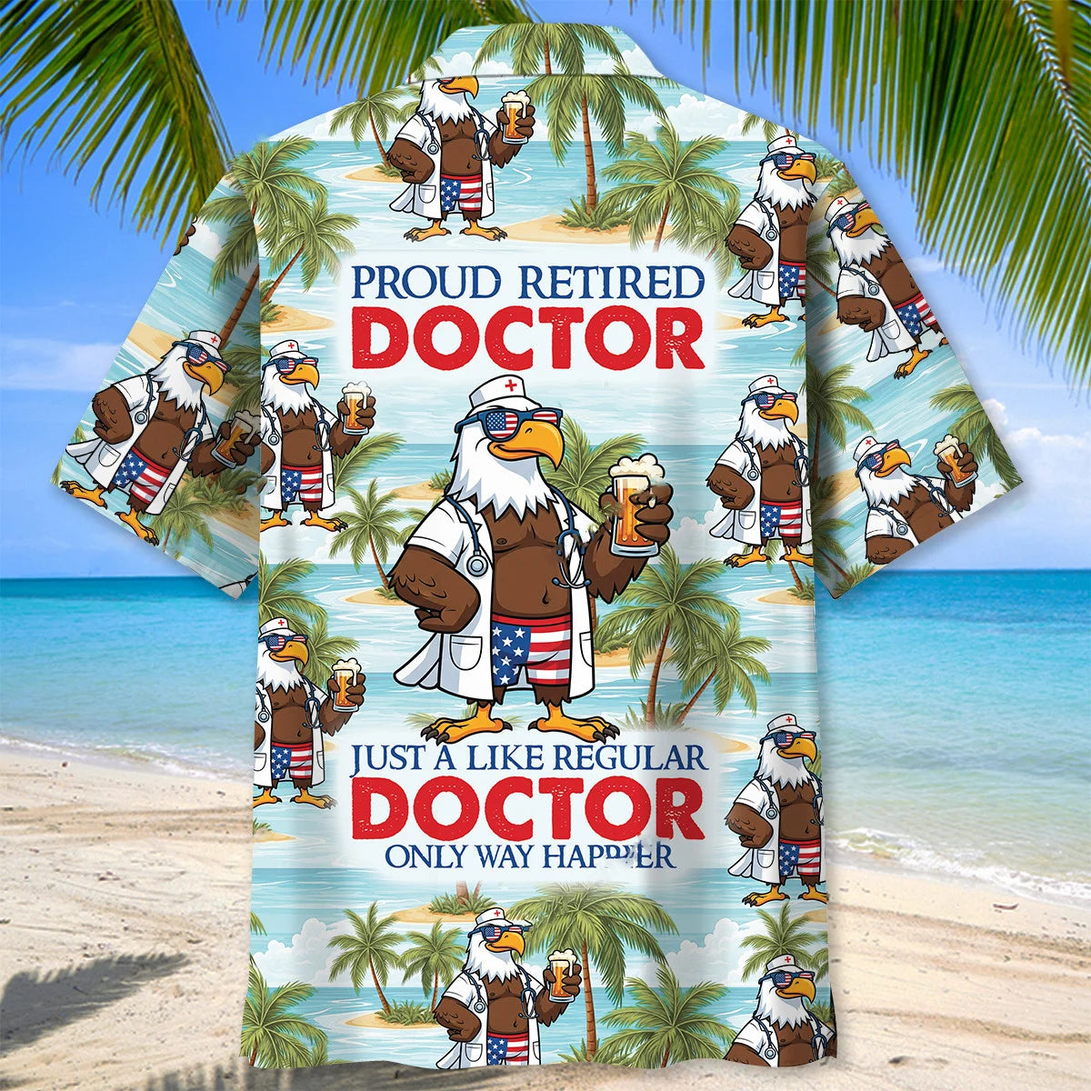 Eagle Doctor Retirement Hawaiian Shirt