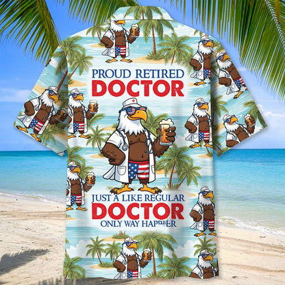 Eagle Doctor Retirement Hawaiian Shirt