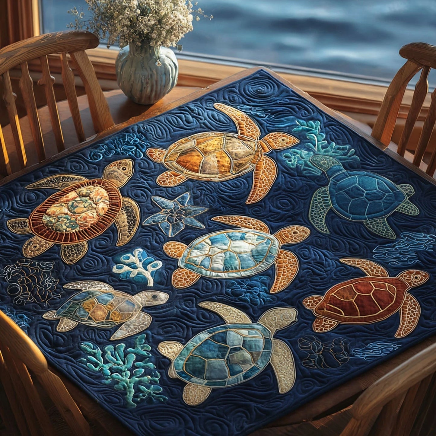 Earth Guardian Quilted Table Topper