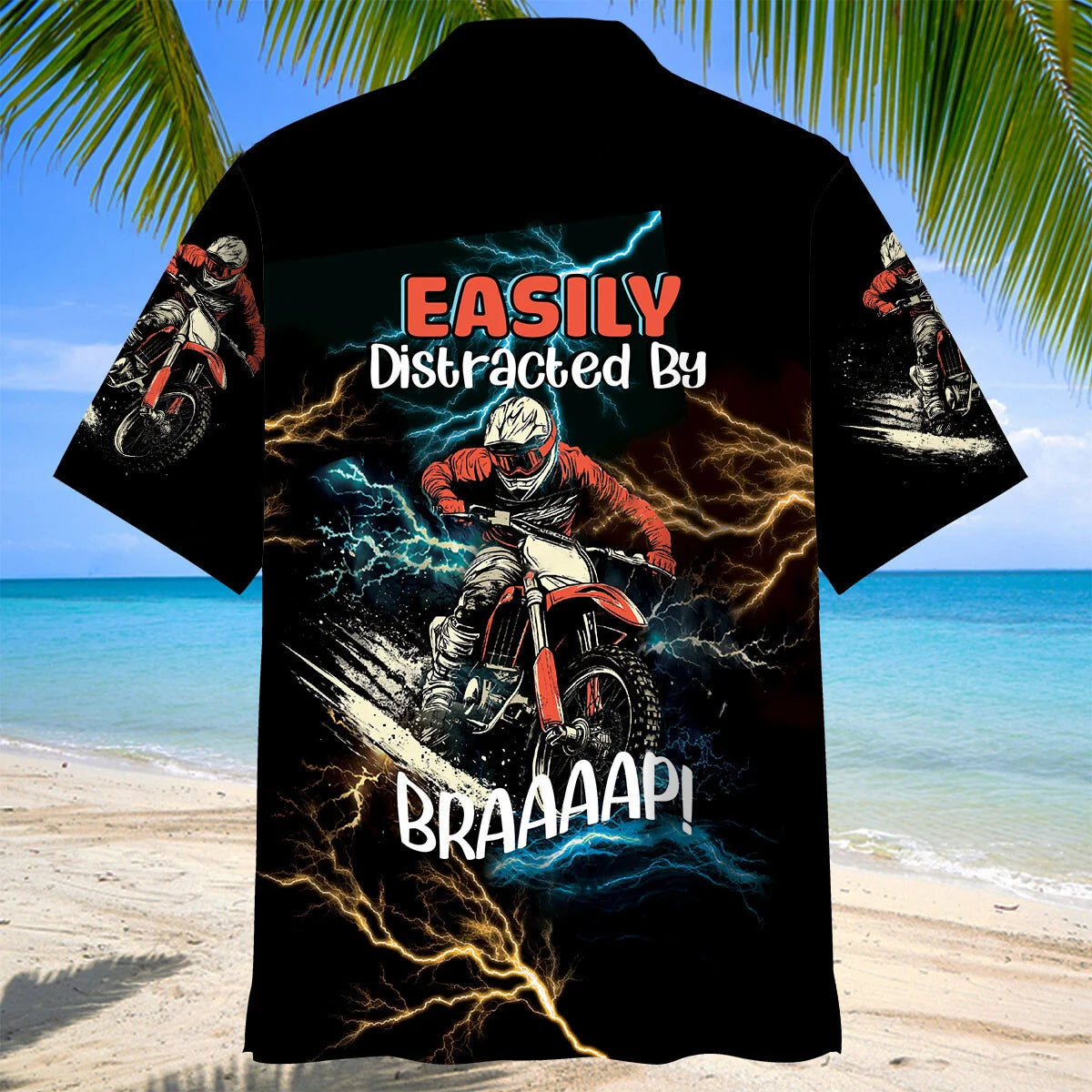 Easily Distracted by Braaaap Hawaiian Shirt