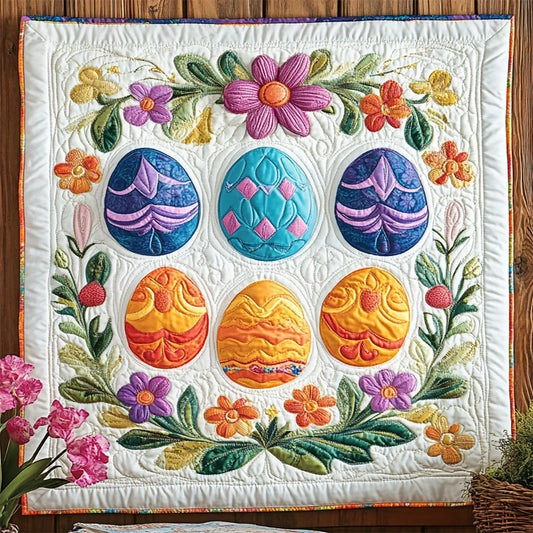 Easter Egg Quilt Blanket
