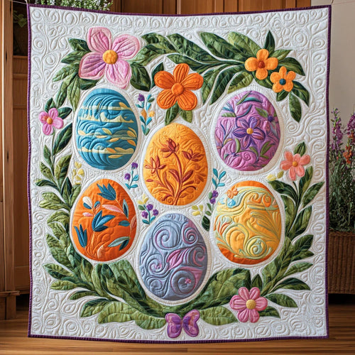 Easter Egg Quilt Blanket
