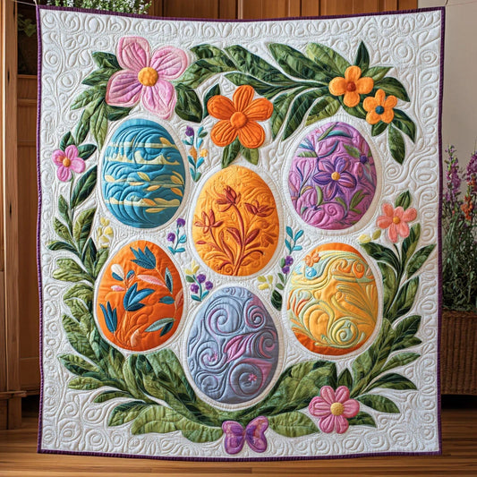 Easter Egg Quilt Blanket