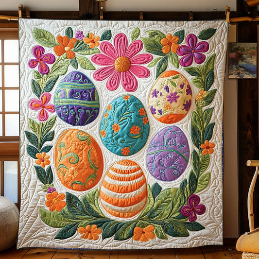 Easter Egg Quilt Blanket