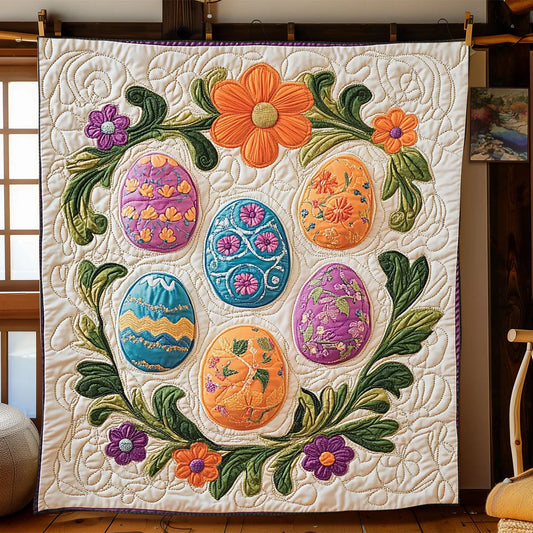 Easter Egg Quilt Blanket