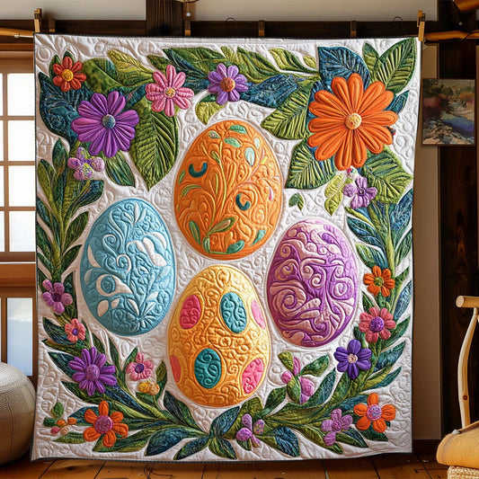 Easter Egg Quilt Blanket