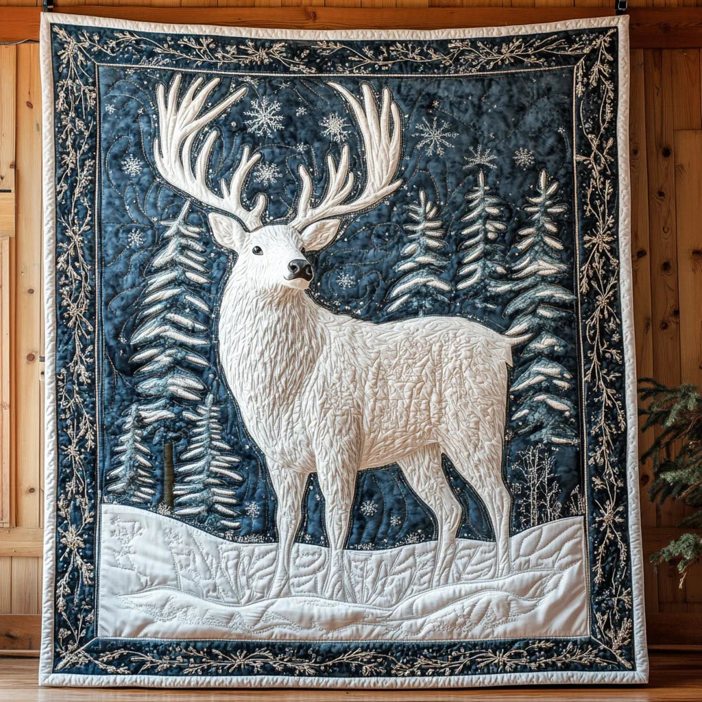 Echo The Snow Quilt Blanket