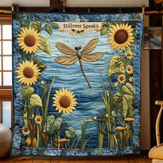 Echoes On Wings Quilt Blanket