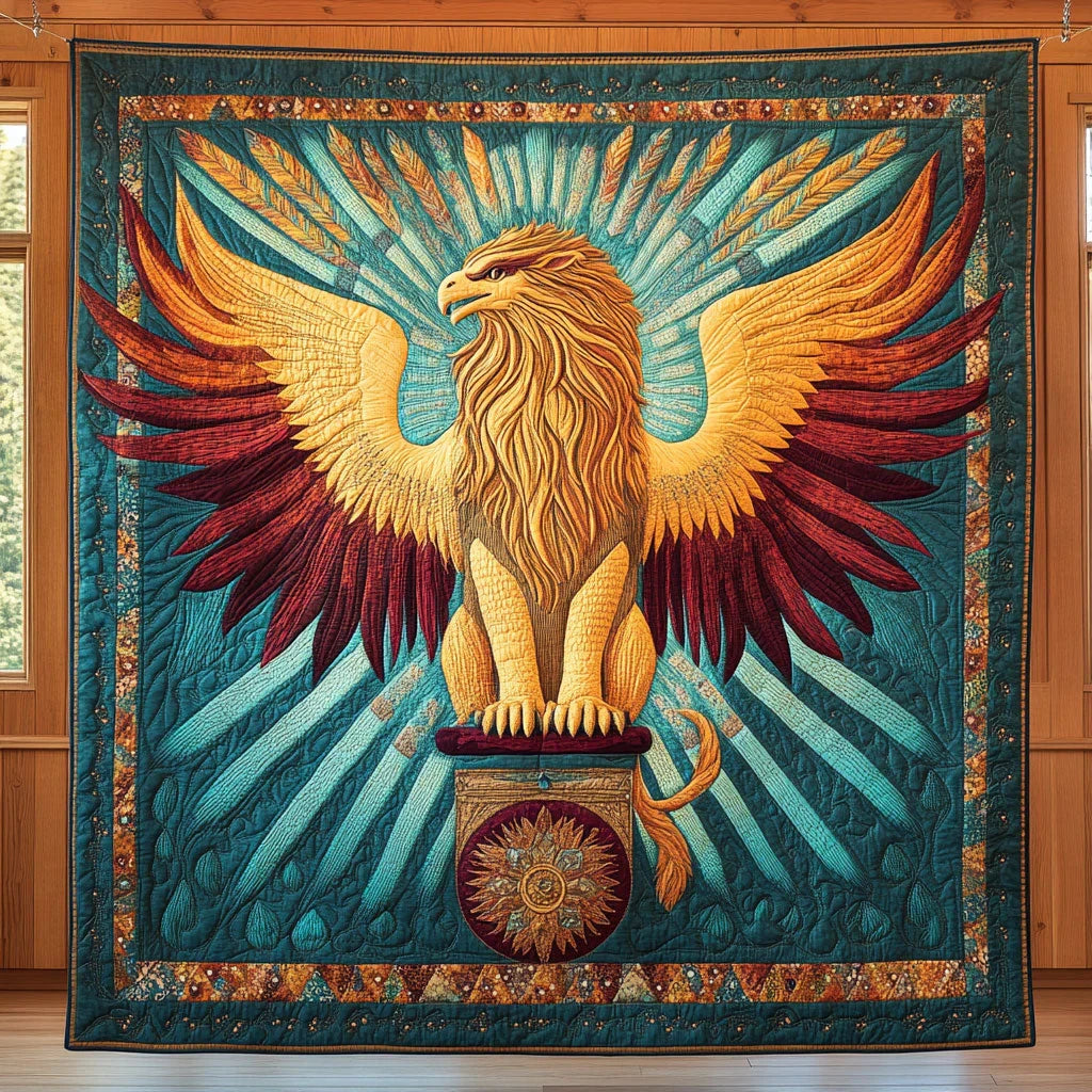 Eclipse Roar Quilt Blanket