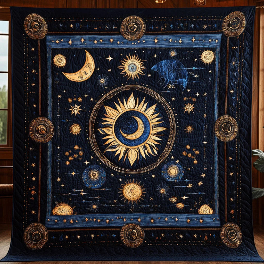 Ecliptic Dreams Quilt Blanket