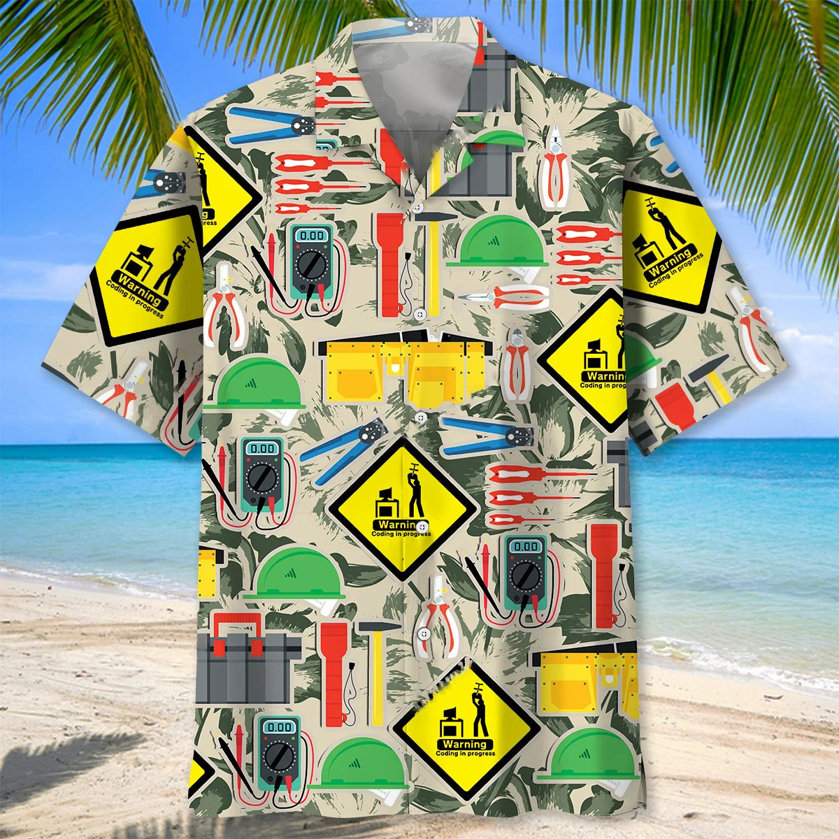 Electrician Tool Set Pattern Hawaiian Shirt