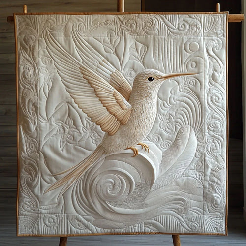 Elegance Hummingbird Quilt Blanket