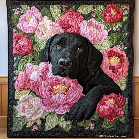 Elegant Labrador Quilt Blanket