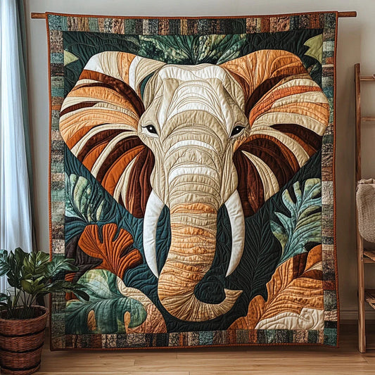 Elephant Charm Quilt Blanket