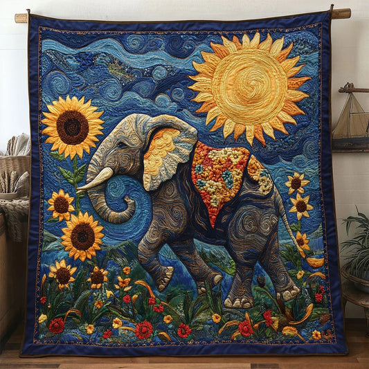 Elephant Dreamland Quilt Blanket