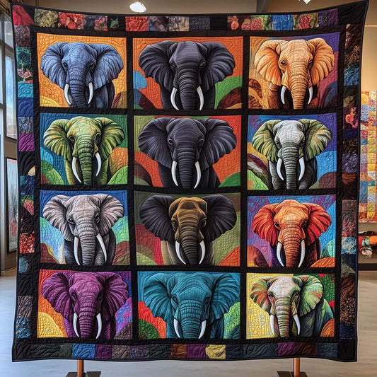 Elephant Quilt Blanket