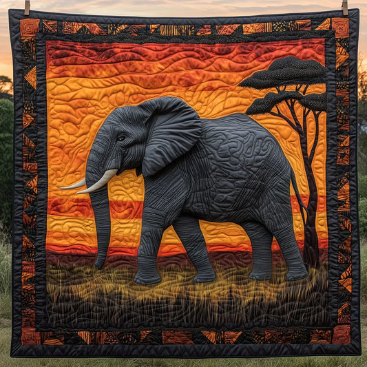 Elephant Quilt Blanket