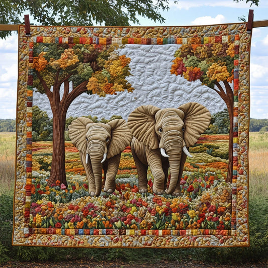 Elephant Quilt Blanket