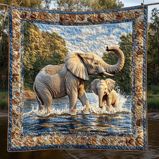 Elephant Quilt Blanket