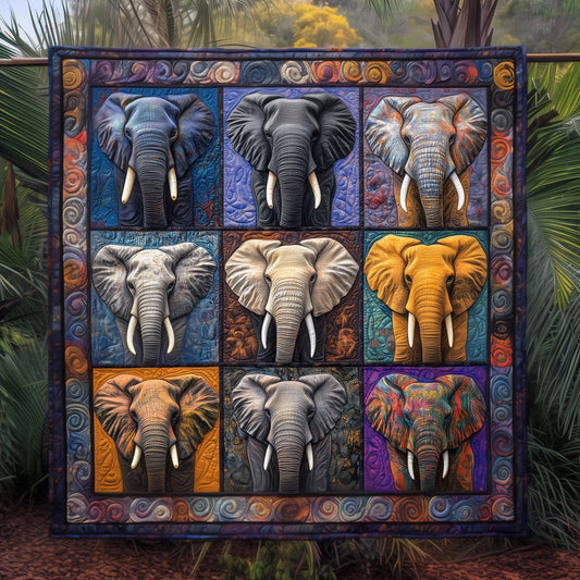 Elephant Quilt Blanket