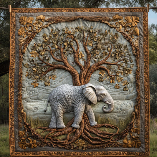 Elephant Quilt Blanket