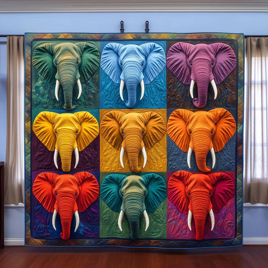 Elephant Quilt Blanket