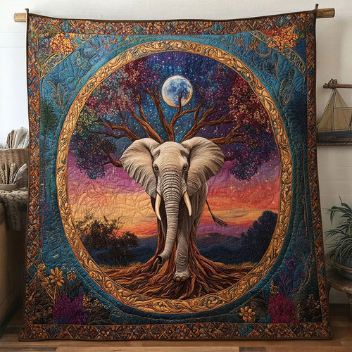 Elephant Roots Quilt Blanket