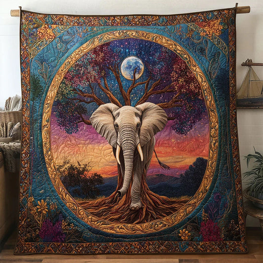 Elephant Roots Quilt Blanket