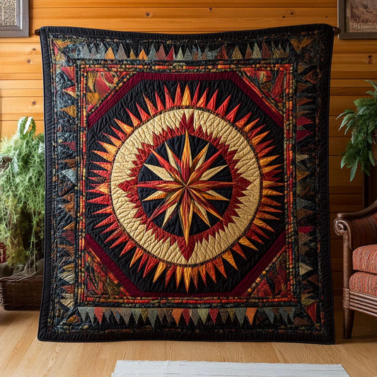 Ember Circle Quilt Blanket