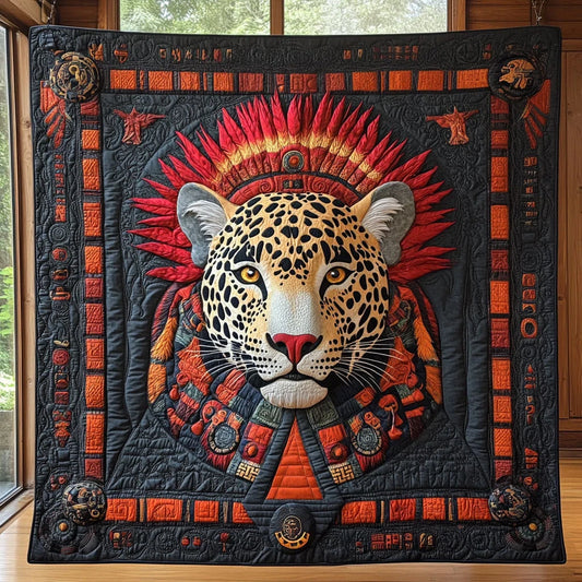 Ember Gaze Quilt Blanket